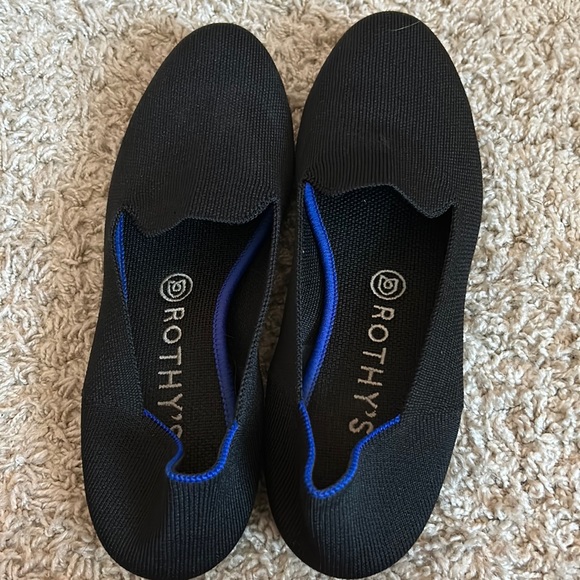 Rothy's Shoes - Like New Black Rothy Loafers Size 9